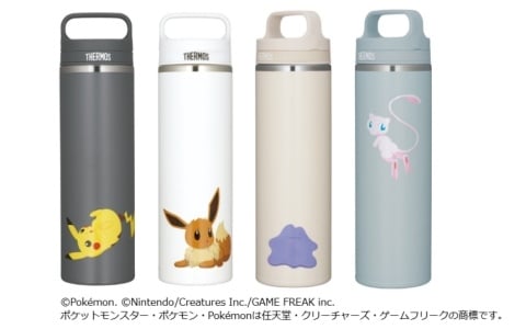 サーモス、ポケモンデザインのシリーズを発売――ピカチュウたちがあしらわれた水筒や保冷ランチバッグなどがラインナップ