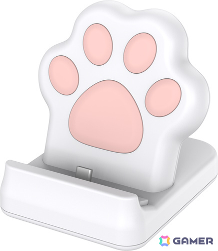ねこにゃんデザインのSwitch 2向けスタンドが9月下旬に発売！かわいい肉球が本体をやさしく支えるの画像2