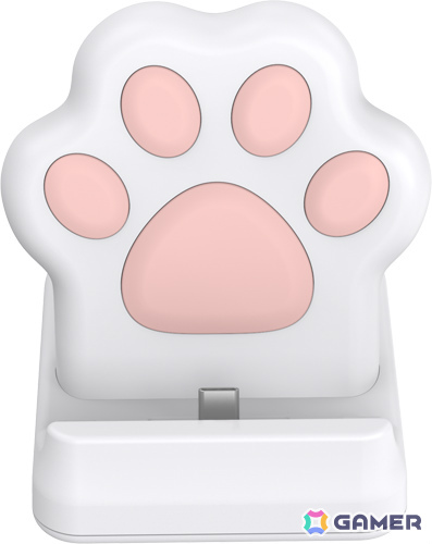 ねこにゃんデザインのSwitch 2向けスタンドが9月下旬に発売!かわいい肉球が本体をやさしく支えるの画像