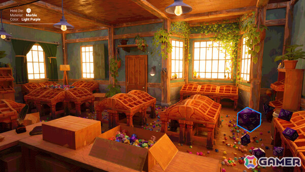 魔法のダイスショップで在庫を補充する心安らぐ整理整頓ゲーム「Dice Hoarder」が近日リリースの画像2