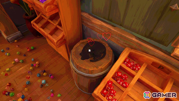 魔法のダイスショップで在庫を補充する心安らぐ整理整頓ゲーム「Dice Hoarder」が近日リリースの画像
