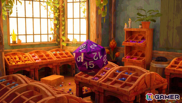 魔法のダイスショップで在庫を補充する心安らぐ整理整頓ゲーム「Dice Hoarder」が近日リリースの画像