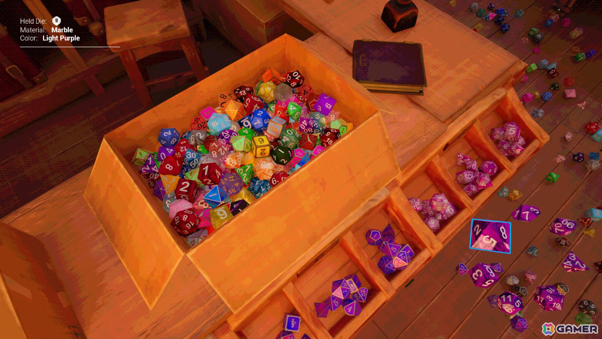 魔法のダイスショップで在庫を補充する心安らぐ整理整頓ゲーム「Dice Hoarder」が近日リリースの画像4