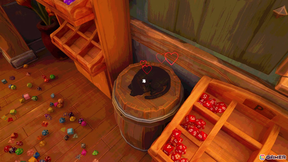 魔法のダイスショップで在庫を補充する心安らぐ整理整頓ゲーム「Dice Hoarder」が近日リリースの画像5