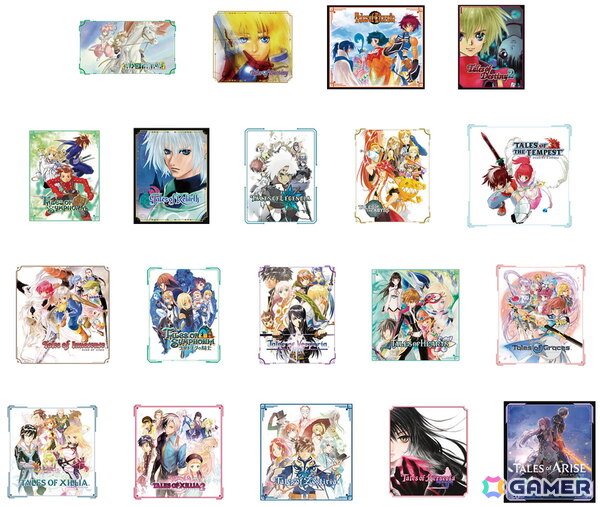 「テイルズ オブ」シリーズの歴代パッケージビジュアルをデザインしたTシャツが8月29日に発売！シリーズ作品19種をラインナップの画像2