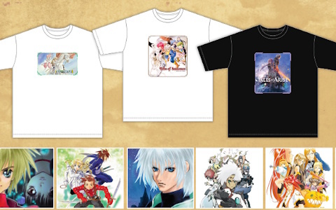 「テイルズ オブ」シリーズの歴代パッケージビジュアルをデザインしたTシャツが8月29日に発売！シリーズ作品19種をラインナップ