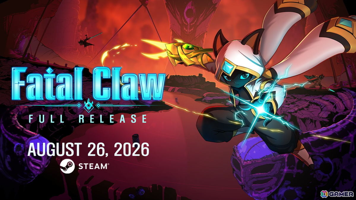 メトロイドヴァニア「Fatal Claw」が8月26日にSteamで正式リリース！さらに多くの地域やコンテンツを追加予定の画像