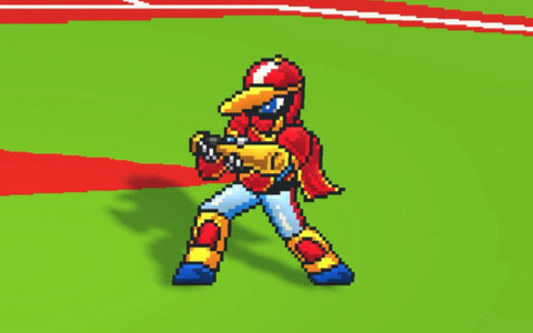 「野球格闘リーグマン Bases Loaded」にジャレコ「燃えろ!!プロ野球」とのコラボステージが登場！ホームラン級の威力を誇る新技「バント」も使用可能