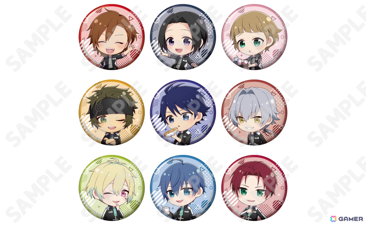 トレーディングミニキャラ缶バッジ B（全9種） 600円（税込） ※ランダムに封入して販売となります。