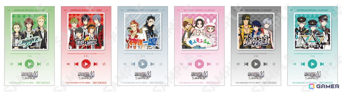 ノベルティ：トレーディングCDプレイヤー風クリアカード（全6種） ※ランダムでのお渡しとなります。