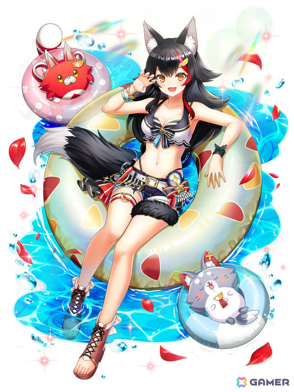 「白猫プロジェクト NEW WORLD'S」ホロライブコラボ第3弾が8月31日より開催！ホロライブゲーマーズの4名が登場、水着モードチェンジも可能の画像7