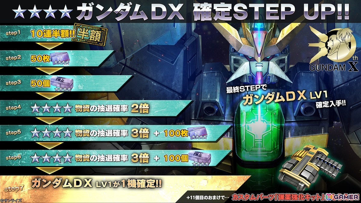 「バトオペ2」に「機動新世紀ガンダムX」より「ガンダムDX」が参戦！オンドレヤスさんによる先行搭乗動画も公開にの画像