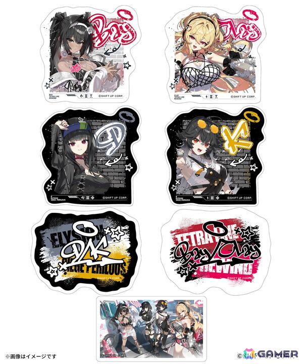 「勝利の女神：NIKKE」ZOZOTOWNとのコラボアイテムが8月28日より販売！スコッティ氏が描き下ろしたベイ、クレイ、D、Kのイラストを使用の画像15