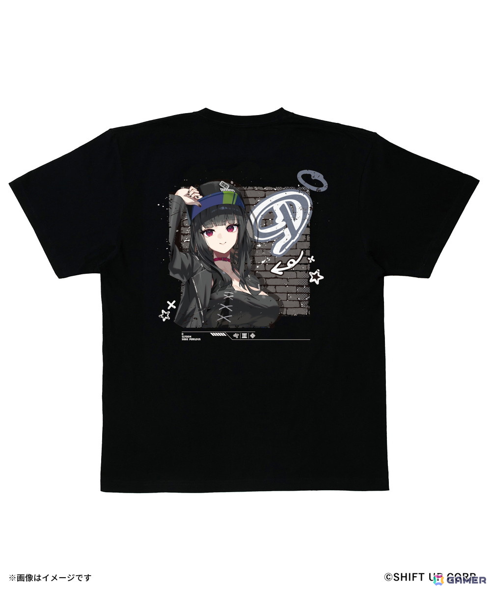 「勝利の女神：NIKKE」ZOZOTOWNとのコラボアイテムが8月28日より販売！スコッティ氏が描き下ろしたベイ、クレイ、D、Kのイラストを使用の画像