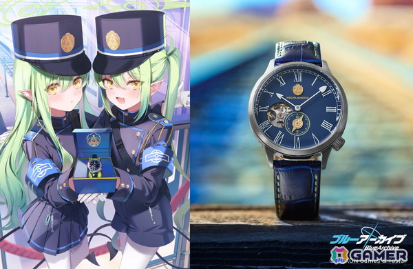 「ブルアカ」ヒカリとノゾミからのプレゼントをイメージした機械式時計の受注を8月31日よりスタート！の画像1