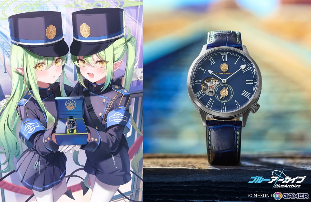 「ブルアカ」ヒカリとノゾミからのプレゼントをイメージした機械式時計の受注を8月31日よりスタート！の画像