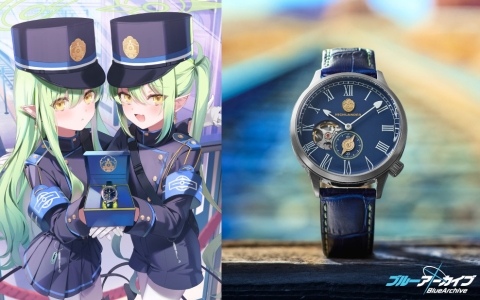 「ブルアカ」ヒカリとノゾミからのプレゼントをイメージした機械式時計の受注を8月31日よりスタート！