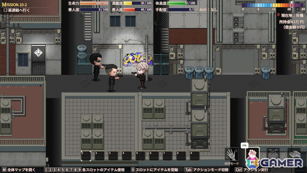 治安が崩壊した現代大阪が舞台のライフシミュレーション「ナニワアンダーグラウンド」Steamページが公開！の画像