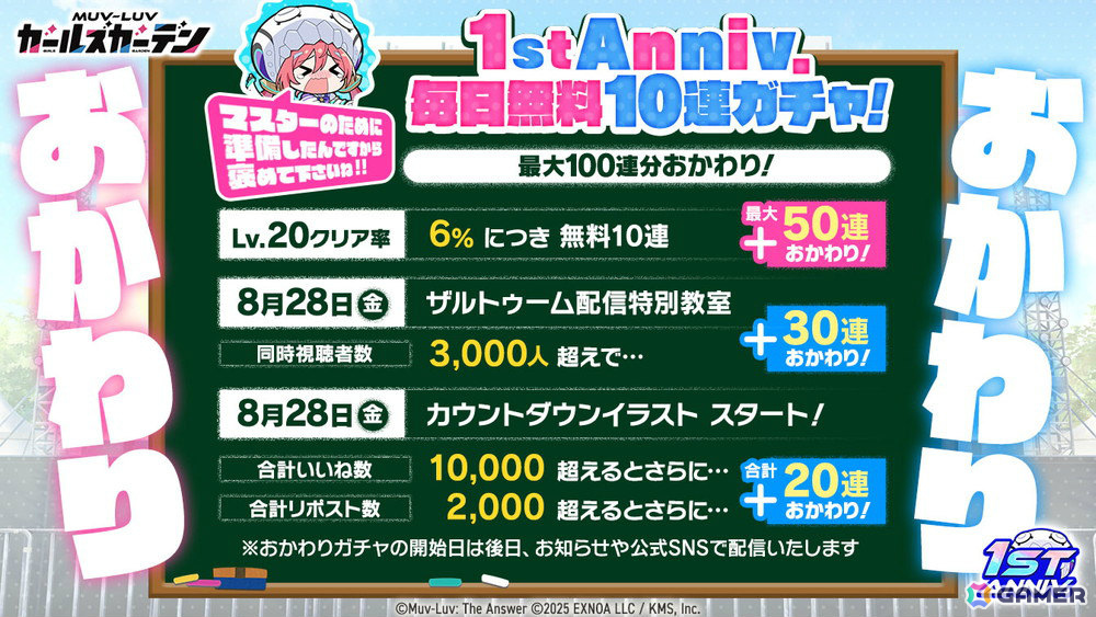 「マブラヴ ガールズガーデン」レイラ・ジェンキンスのピックアップガチャやイベント「WORKING!!!!」後半が開催！の画像