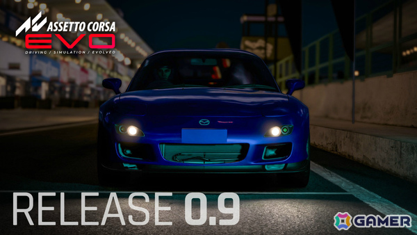 「Assetto Corsa EVO」Audi R8 LMS GT2、Audi R8 V10 performance quattro、Mazda RX-7 FD Spirit R（Type A）が登場のバージョン0.9が配信！の画像1