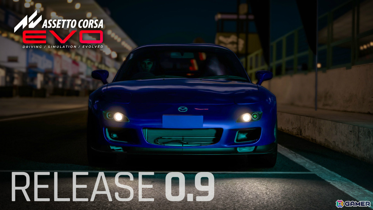 「Assetto Corsa EVO」Audi R8 LMS GT2、Audi R8 V10 performance quattro、Mazda RX-7 FD Spirit R（Type A）が登場のバージョン0.9が配信！の画像
