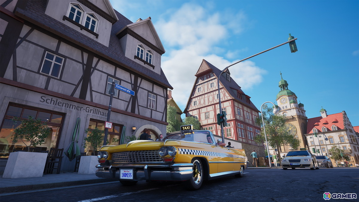 「クレイジータクシー:ワールドツアー」ストーリーモードなどでプレイ可能なマップで「ドイツ」が登場!大聖堂や古城などの風景もの画像