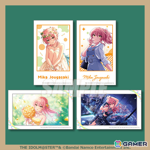 「デレマス」オンラインくじが9月3日よりくじ引き堂で販売開始!文化祭をイメージした未央、奈緒、美嘉、みくの描き下ろし特大タペストリーなどが賞品にの画像