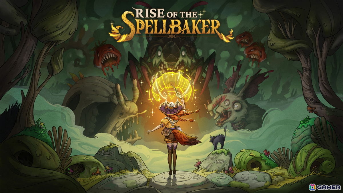 魔女がお菓子を武器に戦うアクションADV「Rise of the Spellbaker」が2027年に発売!最大6人でのマルチプレイにも対応の画像