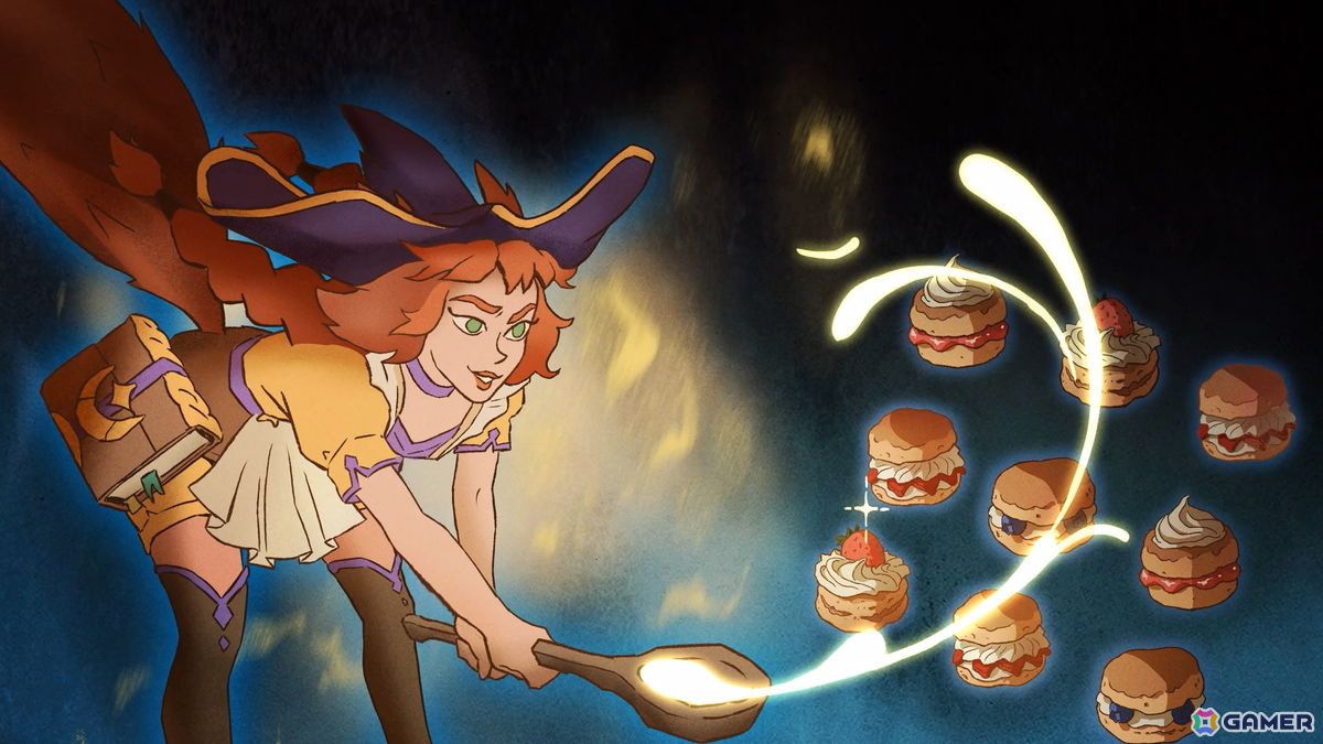 魔女がお菓子を武器に戦うアクションADV「Rise of the Spellbaker」が2027年に発売!最大6人でのマルチプレイにも対応の画像