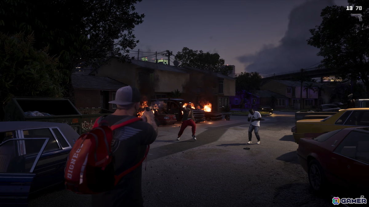 「グランド・セフト・オート VI」銃撃戦からカーチェイスまで本作のゲームプレイを初披露する長編映像が公開！全編PS5版で収録の画像3