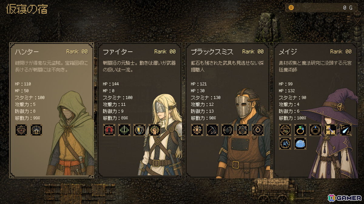 ダンジョンローグライトRPG「Life Is a Dungeon: Lean into It.」が10月27日に発売!癖の強い“性分”を持つ4人の冒険者を活用したゲームプレイに注目の画像