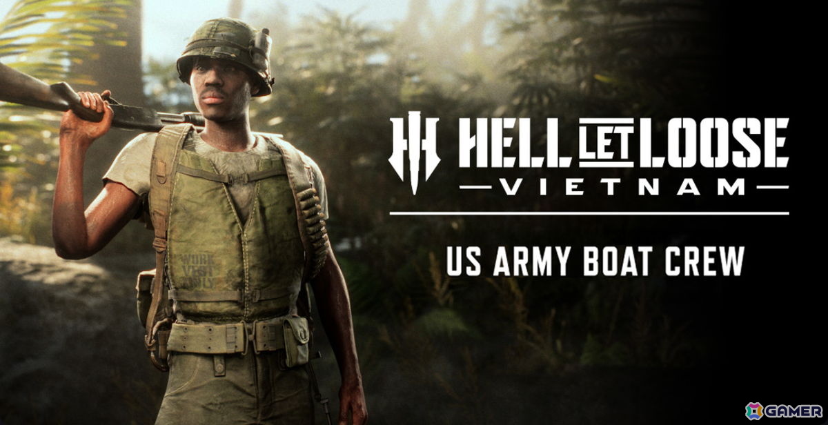 PS5パッケージ版「Hell Let Loose: Vietnam」が10月29日に発売決定!初回特典としてアメリカ陸軍ボートクルーのスキンが同梱の画像