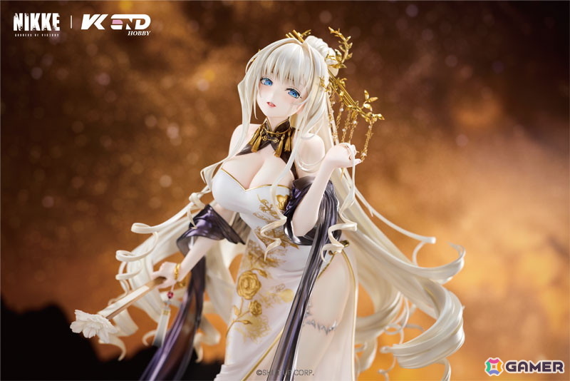 「勝利の女神:NIKKE」クラウンがグローリアスフラワーの衣装で登場!圧倒的な存在感を放つ造形美と繊細な塗装で気品あふれる姿を再現の画像