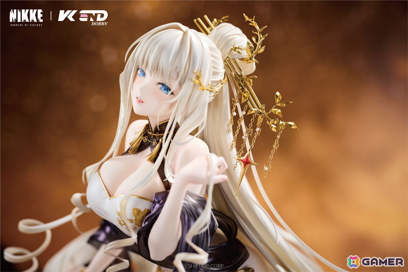 「勝利の女神:NIKKE」クラウンがグローリアスフラワーの衣装で登場!圧倒的な存在感を放つ造形美と繊細な塗装で気品あふれる姿を再現の画像