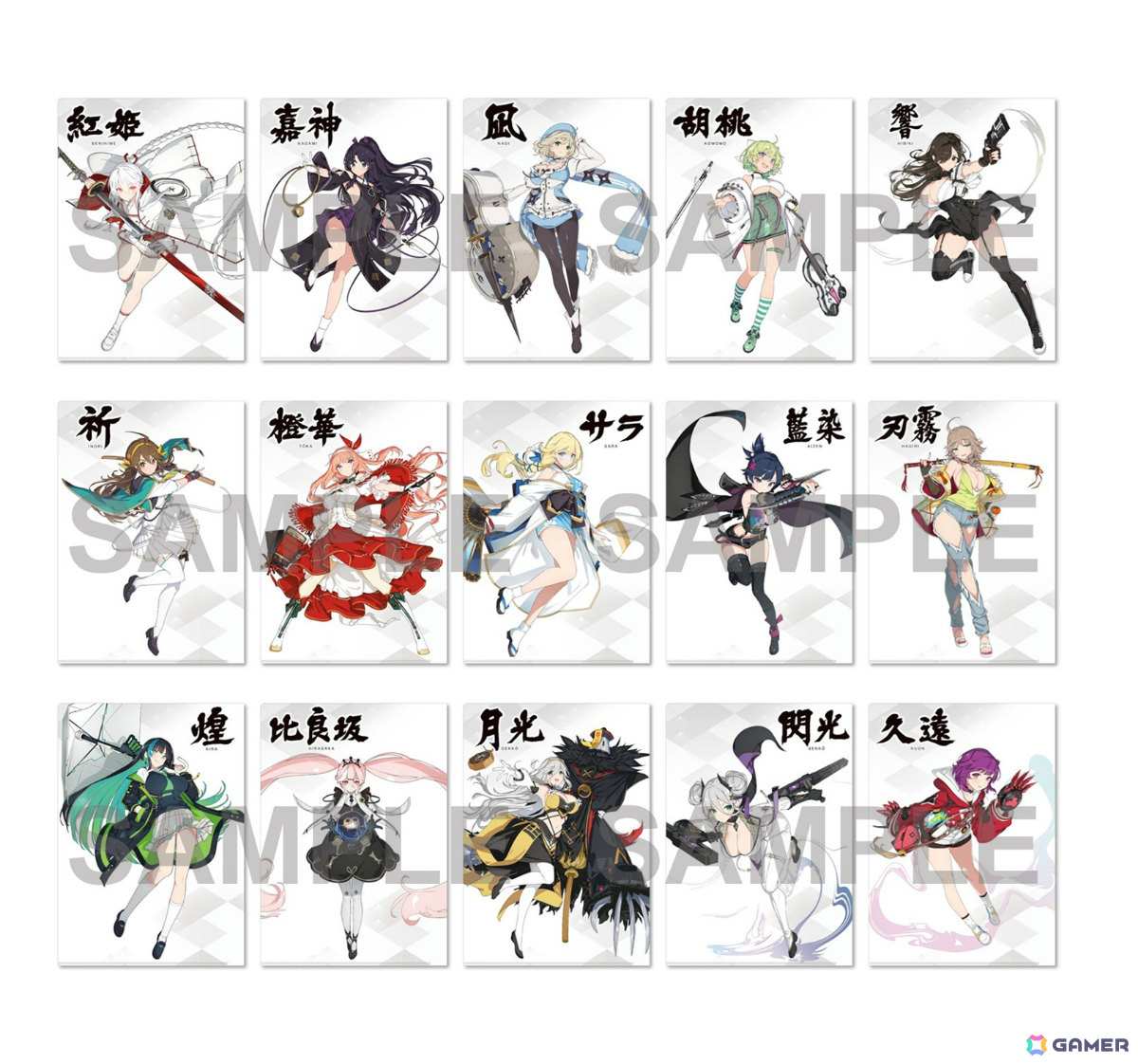 HONEY∞PARADE GAMES コミケ108の事後通販がゲーマーズオンラインショップで開始!ドルウェブセット、閃乱カグラセットなどがラインナップの画像