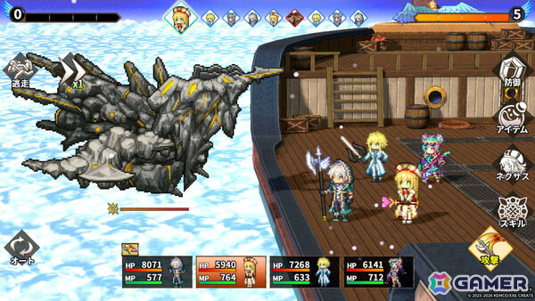 改造可能な飛空艇で空を駆けるドット絵RPG「アスディバインノット」コンシューマー/Steam版が9月4日にリリース!の画像
