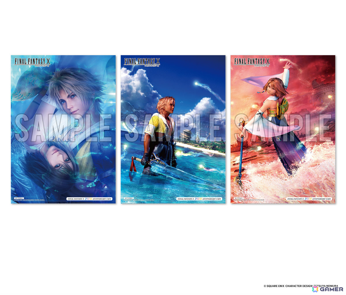 「FINAL FANTASY X 25TH ANNIVERSARY CAFE」が9月11日より東京、横浜、大阪、名古屋で開催!ティーダたちをイメージしたメニューなどを提供の画像