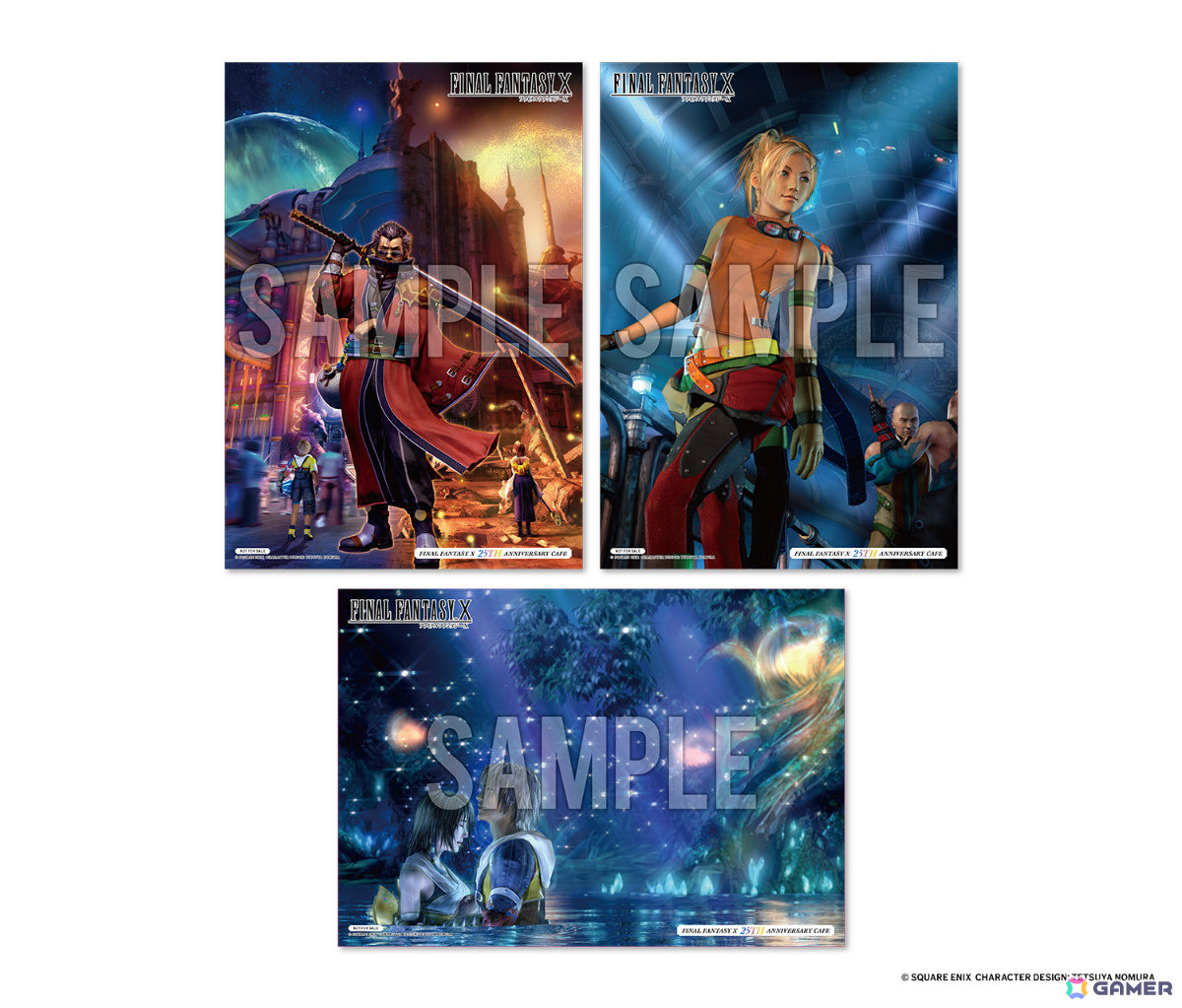 「FINAL FANTASY X 25TH ANNIVERSARY CAFE」が9月11日より東京、横浜、大阪、名古屋で開催!ティーダたちをイメージしたメニューなどを提供の画像