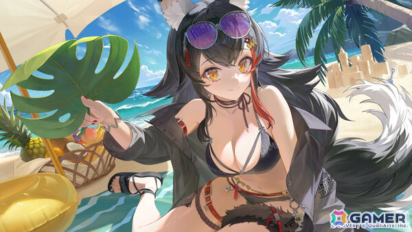 「ホロドリ」ホロライブゲーマーズの4名が水着姿でガチャに登場！イベント「無人島ジャック！真夏のサバイバルデイズ」も開催の画像4