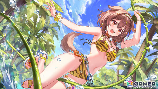 「ホロドリ」ホロライブゲーマーズの4名が水着姿でガチャに登場！イベント「無人島ジャック！真夏のサバイバルデイズ」も開催の画像6