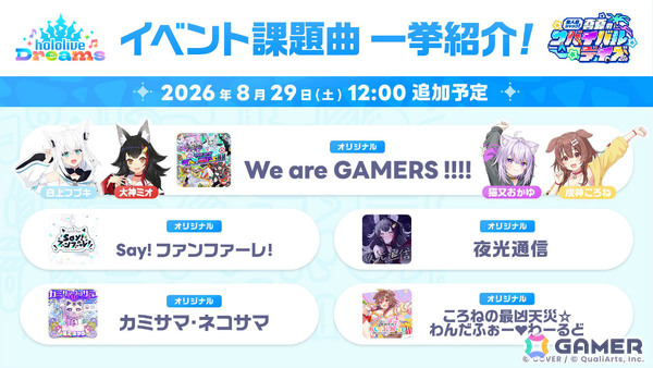 「ホロドリ」ホロライブゲーマーズの4名が水着姿でガチャに登場！イベント「無人島ジャック！真夏のサバイバルデイズ」も開催の画像7