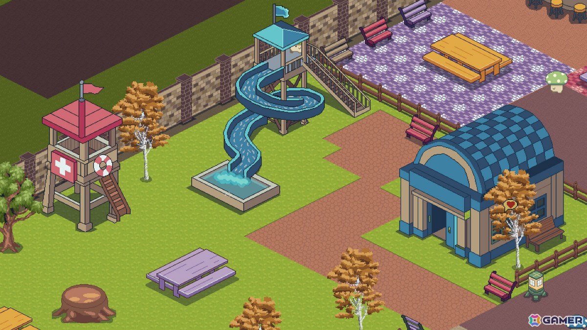 自分だけのテーマパークやウォーターパークを作れる癒し系建設ゲーム「Shroomy Garden」デモ版が配信！の画像6