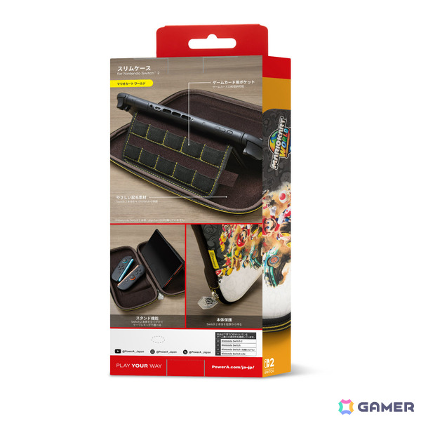 PowerA、「マリオカート ワールド」デザインのSwitch 2対応コントローラー＆スリムケースを9月30日に発売の画像10