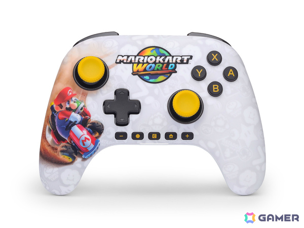 PowerA、「マリオカート ワールド」デザインのSwitch 2対応コントローラー＆スリムケースを9月30日に発売の画像2