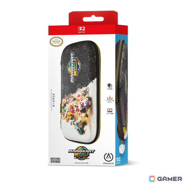 PowerA、「マリオカート ワールド」デザインのSwitch 2対応コントローラー＆スリムケースを9月30日に発売の画像9