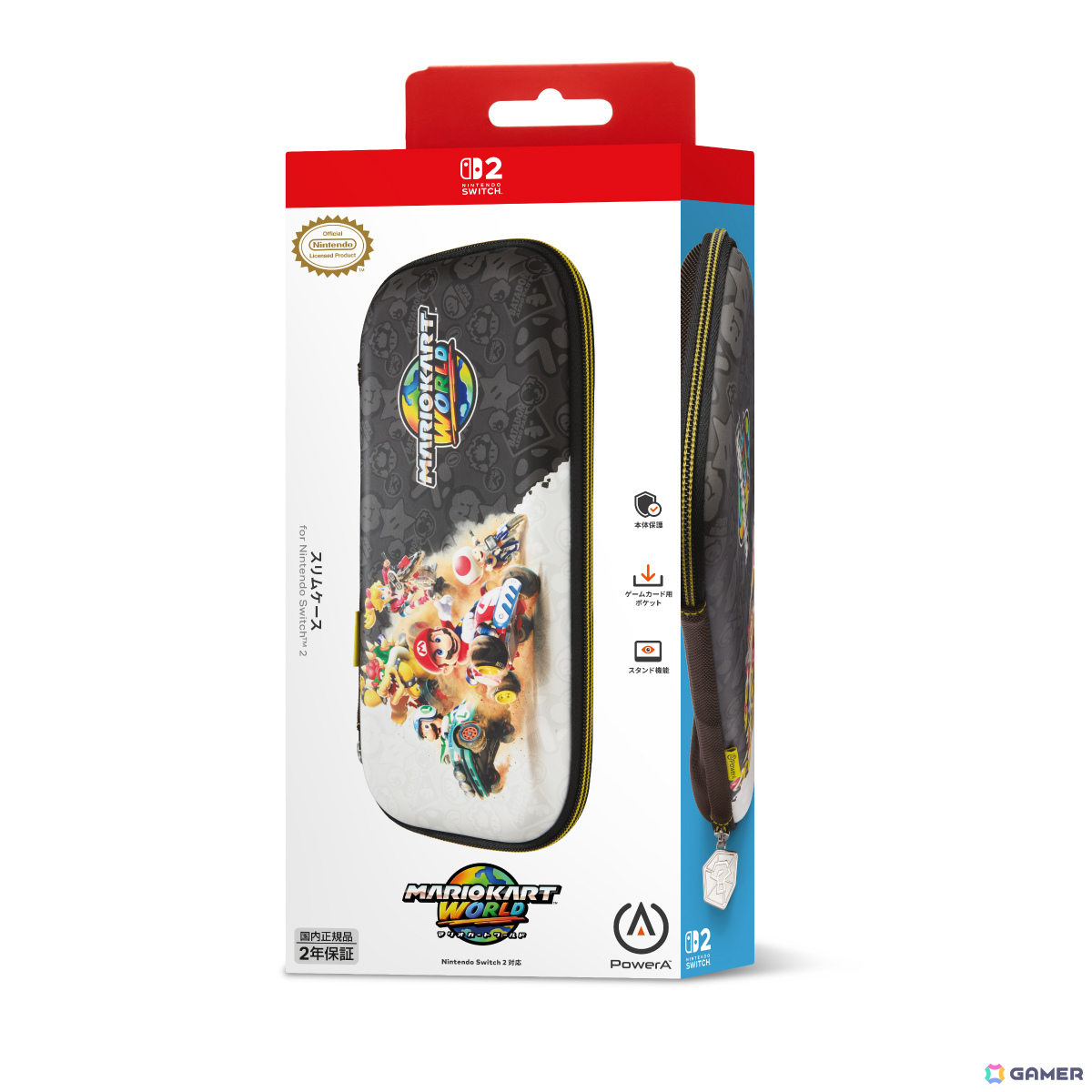 PowerA、「マリオカート ワールド」デザインのSwitch 2対応コントローラー&スリムケースを9月30日に発売の画像