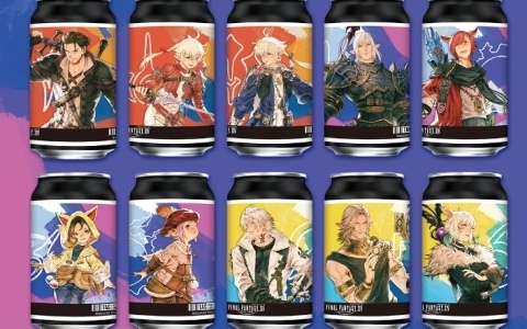 「FFXIV」オリジナルラベル缶の販売が8月31日より全国のサントリー自販機で順次開始！