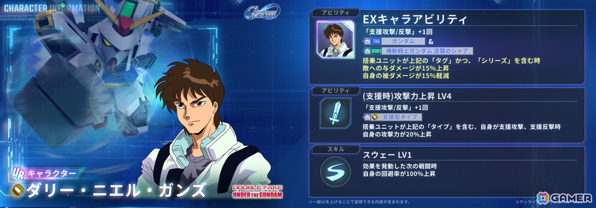 「SDガンダム ジージェネレーション エターナル」UR「フルアーマー百式改(EX)」、UR「Dガンダム・サード(EX)」がピックアップガシャに登場!の画像