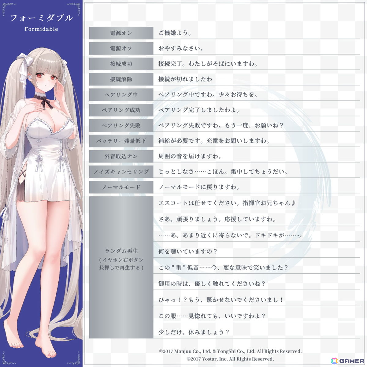 「アズールレーン」とAVIOTのコラボワイヤレスイヤホン第2弾の予約がスタート!フォーミダブル、信濃、ユニコーンなど計5モデルがラインナップの画像