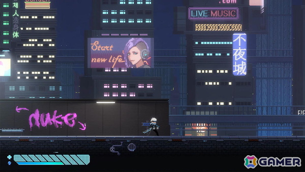 Switch版「Veiled Edge」が9月3日に発売！チャプターごとに異なるゲームプレイやスピーディーな戦闘が楽しめる2DサイバーパンクアクションADVの画像6